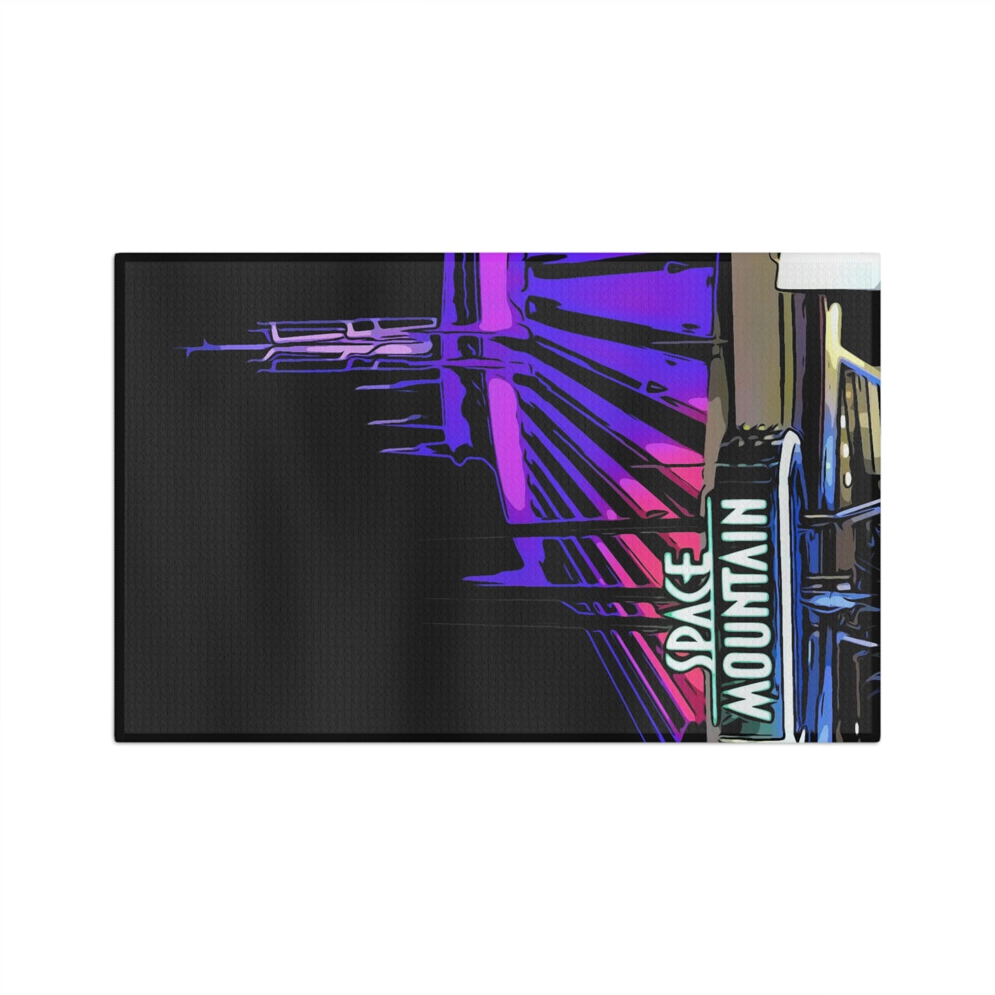 Soft Tea Towel Disneyland ~ Space Mountain ~ Ride