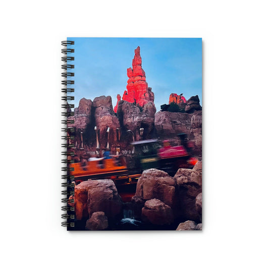 Spiral Notebook - Disneyland Big Thunder Mountain Railroad