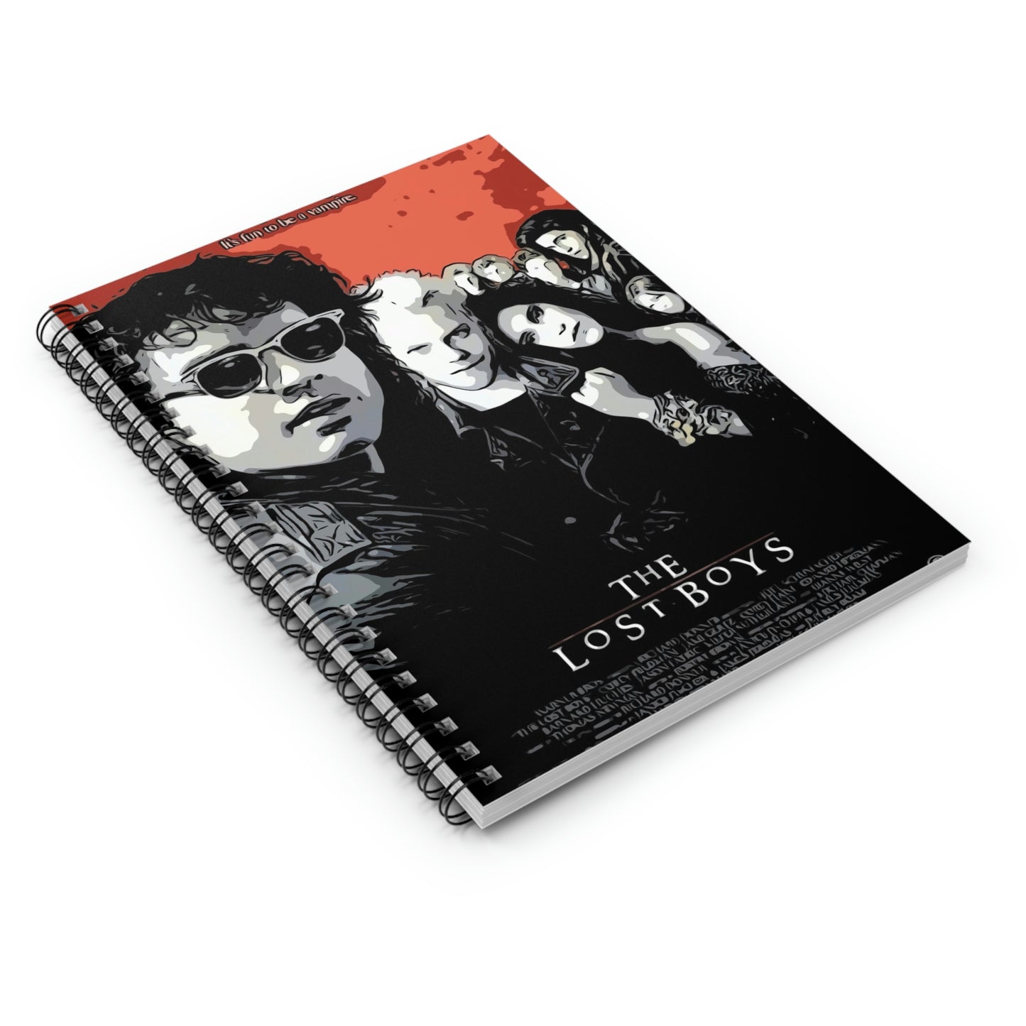 Spiral Notebook - Ruled Line The Lost Boys movie poster
