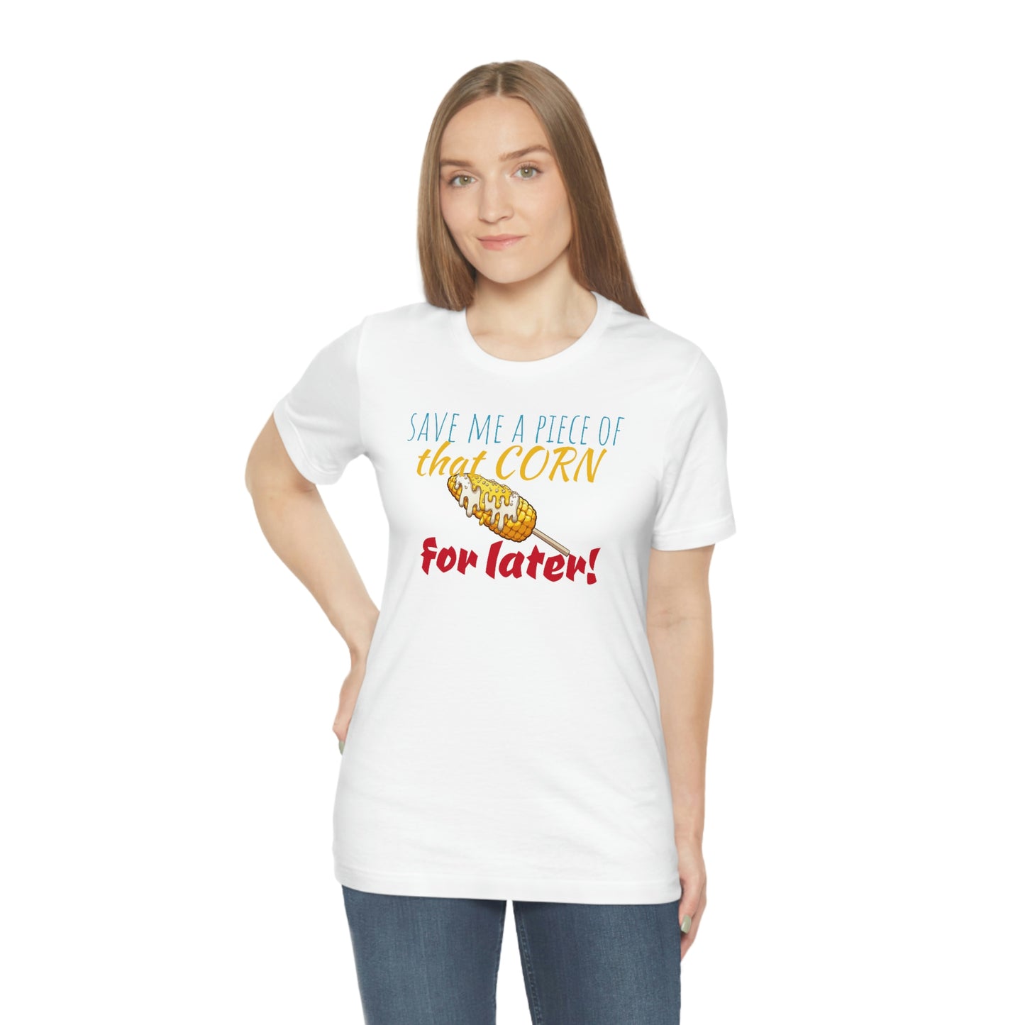 Unisex Jersey Short Sleeve Tee Corn for later