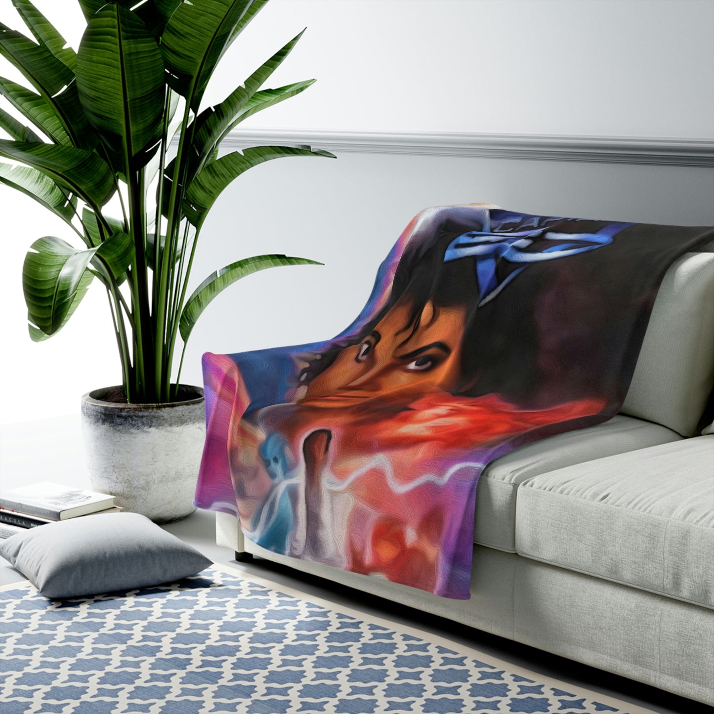 Velveteen Plush Blanket Disneyland ~ Captain EO