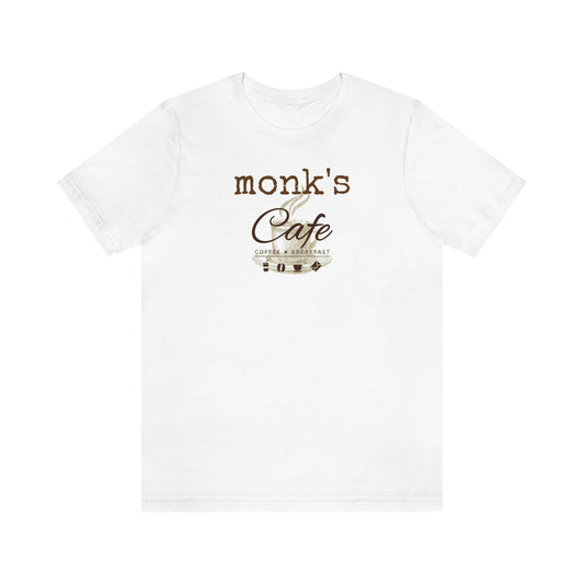 Unisex Jersey Short Sleeve Tee Seinfeld "Monk's Cafe"