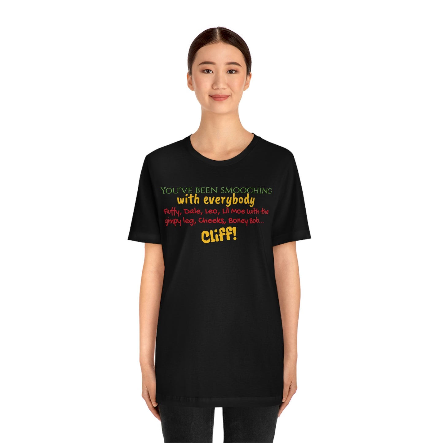 Unisex Jersey Short Sleeve Tee Home Alone "you've been smooching with everybody"
